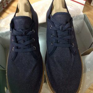 Sun + Stone Men's Zane Lace-Up Navy Sneakers 11.5M - New in Box